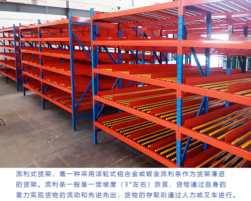 流利式货架的简介