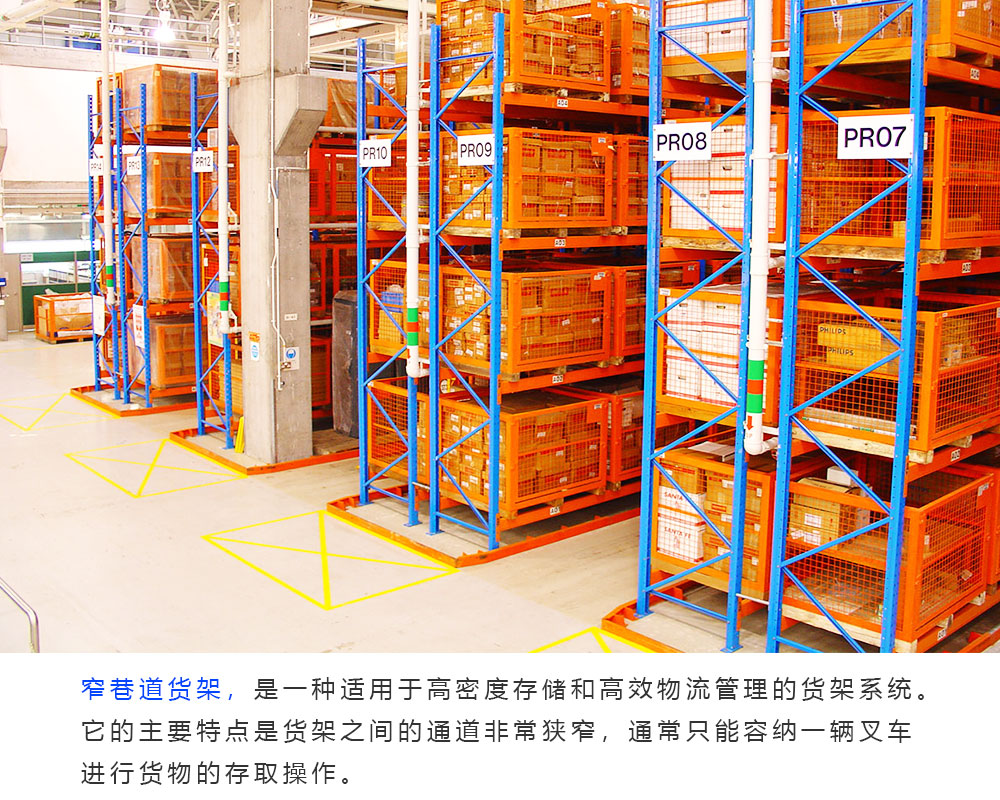 窄巷道货架的简介