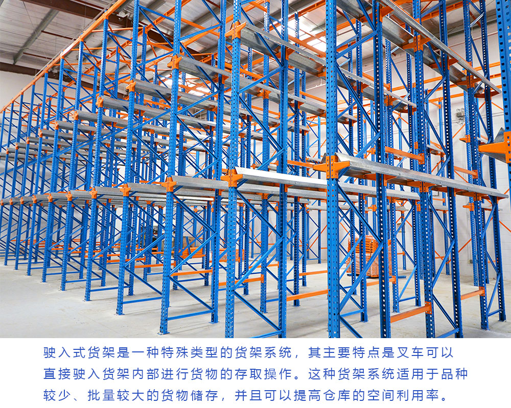 驶入式货架的简介